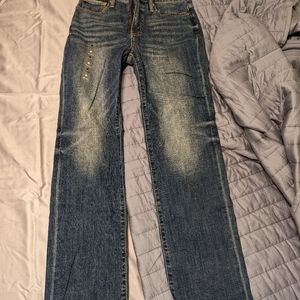 Lucky Brand Zoe High Rise Straight